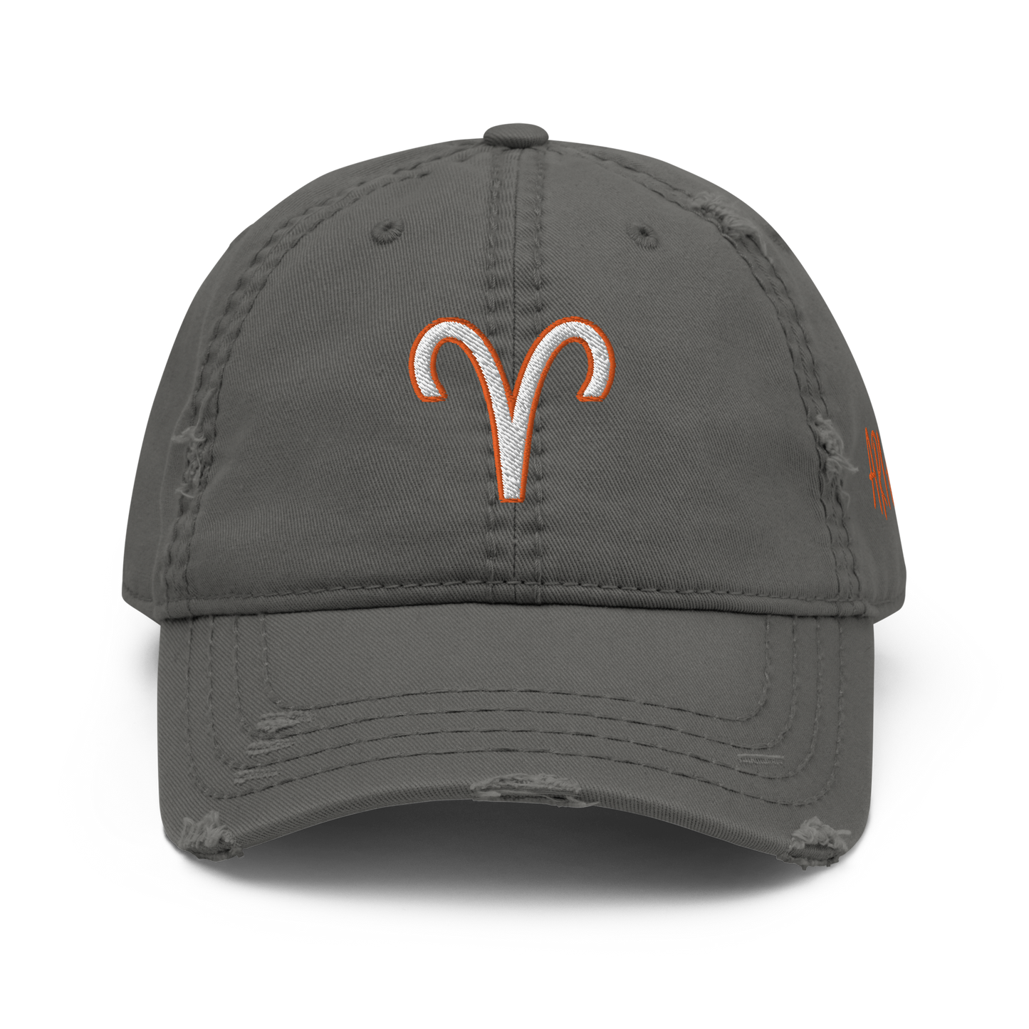 'Aries Sign' Distressed Hat