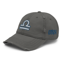 Load image into Gallery viewer, &#39;Libra Sign&#39; Distressed Dad Hat
