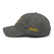 Load image into Gallery viewer, &#39;Taurus Sign&#39; Distressed Hat
