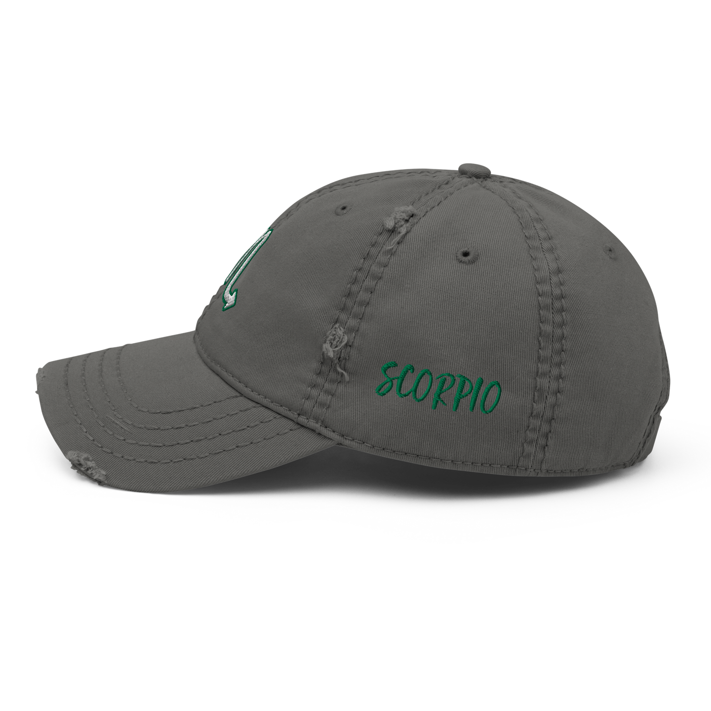 'Scorpio Sign Distressed Hat