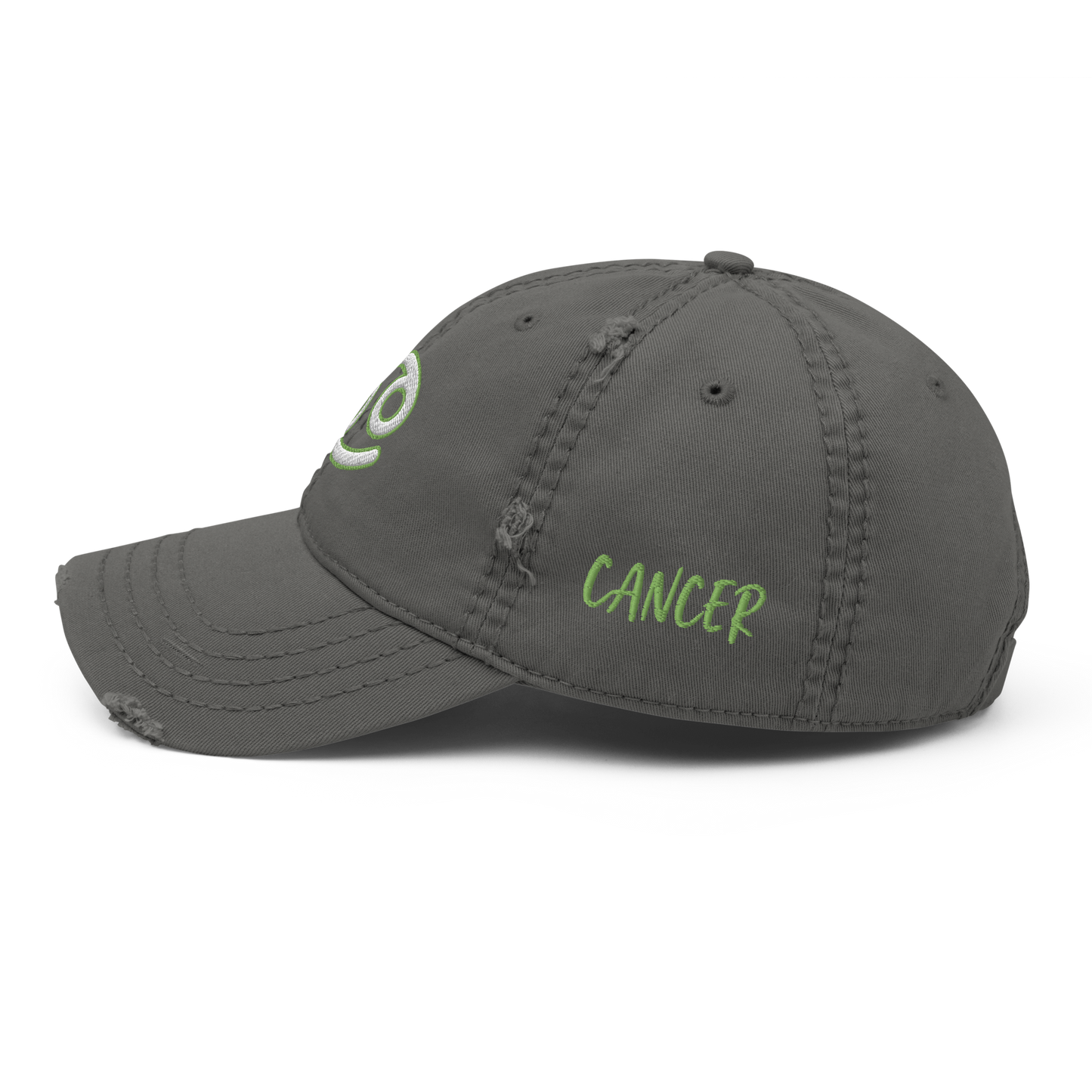 'Cancer Sign' Distressed Hat