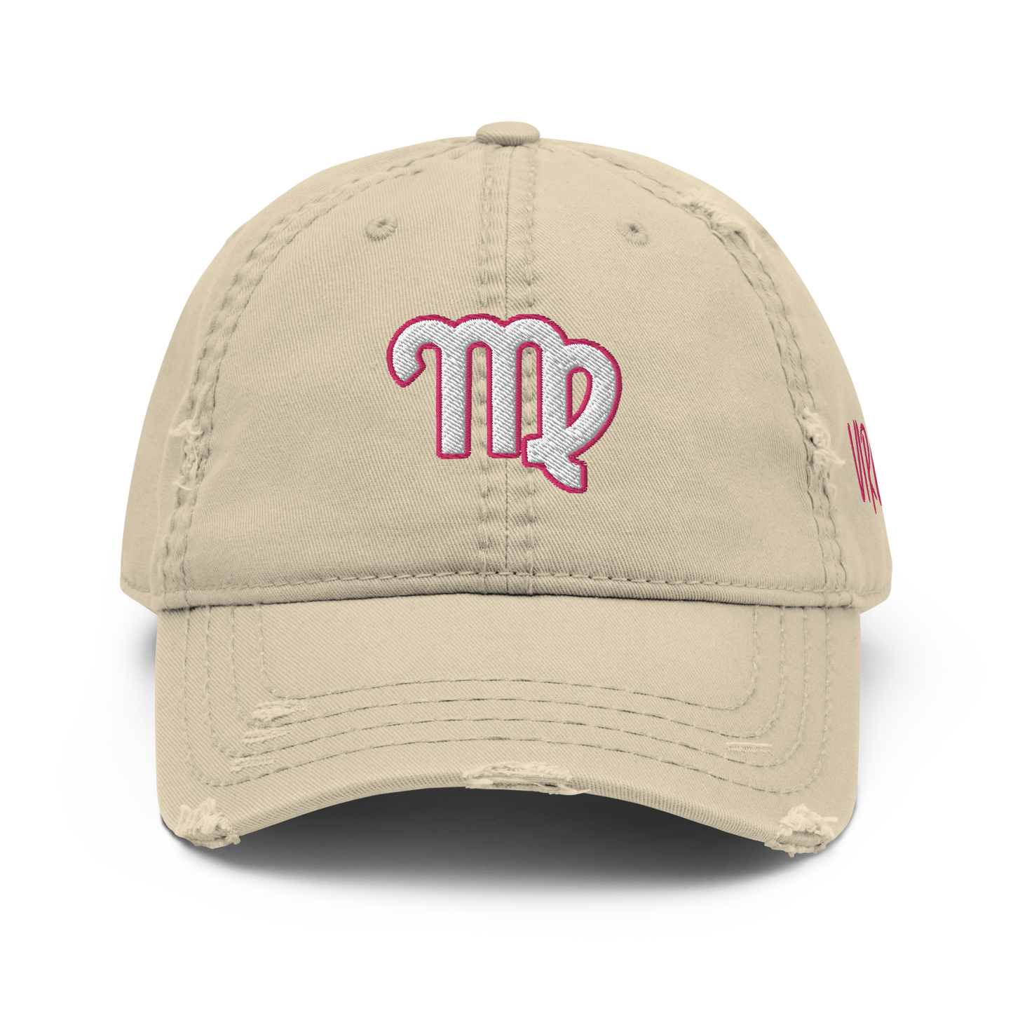 'Virgo Sign' Distressed Hat