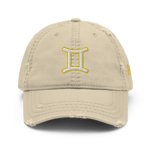 Load image into Gallery viewer, &#39;Gemini Sign&#39; Distressed Hat
