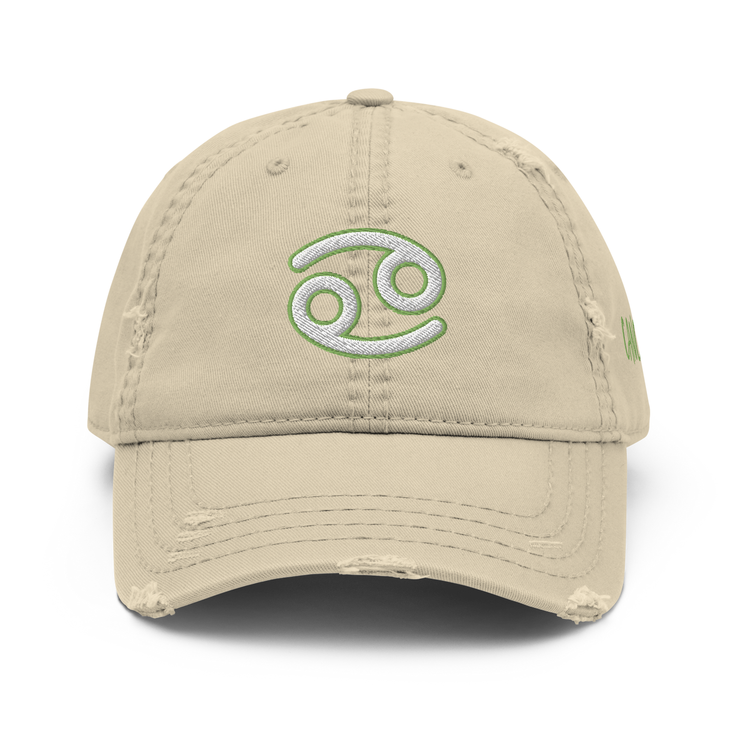 'Cancer Sign' Distressed Hat