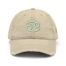 Load image into Gallery viewer, &#39;Cancer Sign&#39; Distressed Hat
