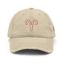 Load image into Gallery viewer, &#39;Aries Sign&#39; Distressed Hat
