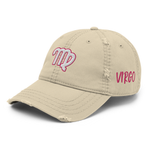 Load image into Gallery viewer, &#39;Virgo Sign&#39; Distressed Hat
