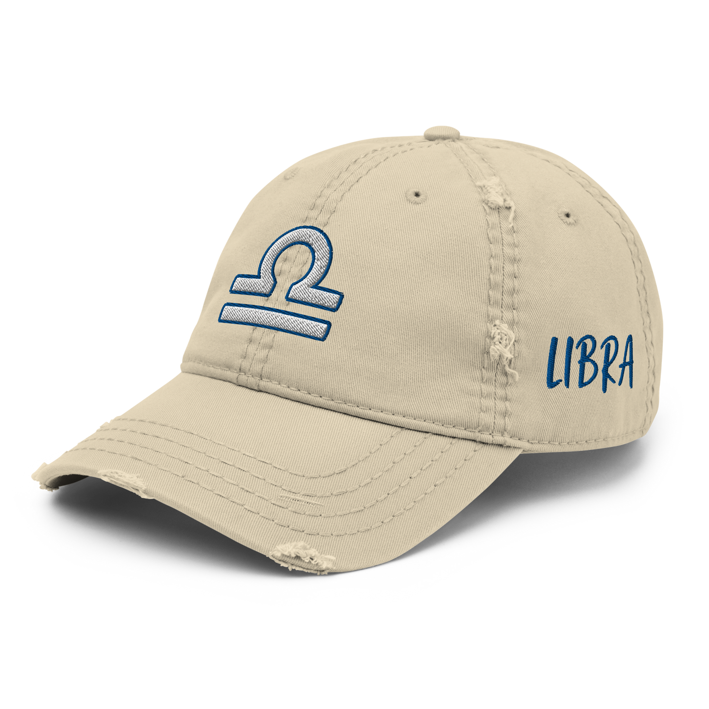 'Libra Sign' Distressed Dad Hat