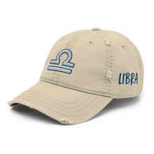 Load image into Gallery viewer, &#39;Libra Sign&#39; Distressed Dad Hat
