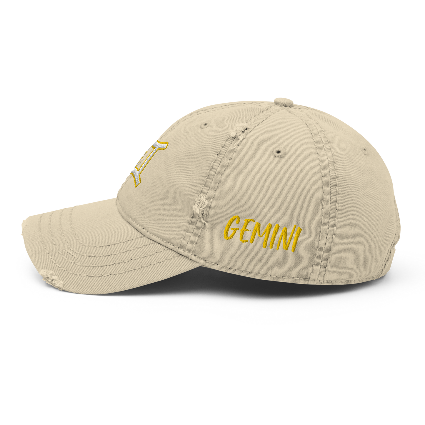 'Gemini Sign' Distressed Hat