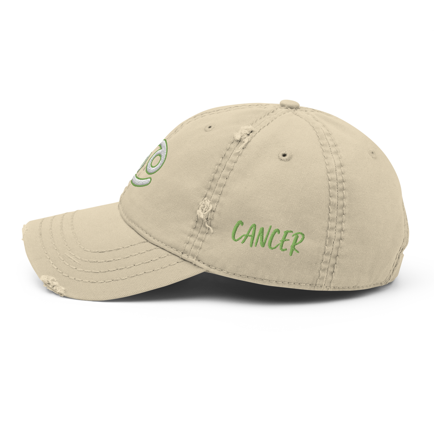'Cancer Sign' Distressed Hat
