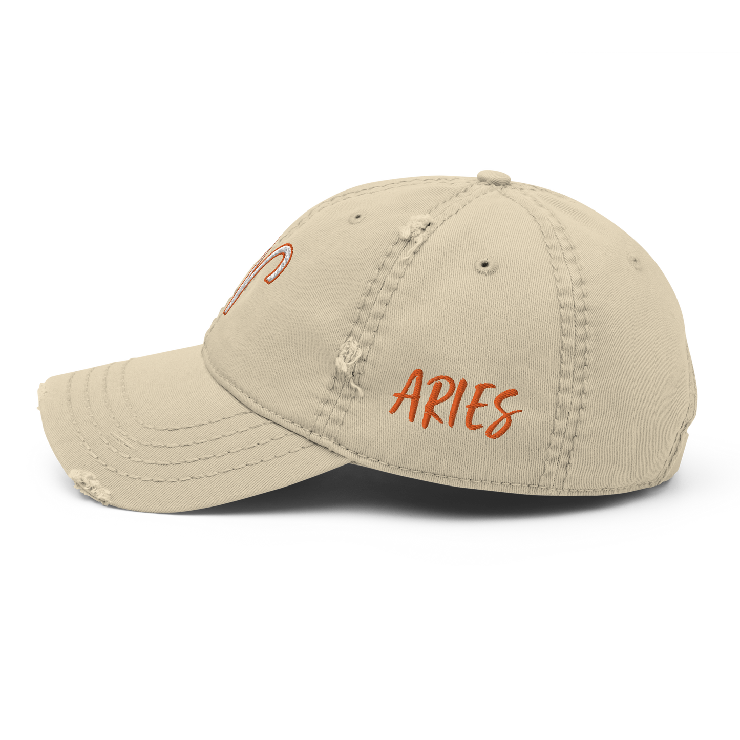 'Aries Sign' Distressed Hat