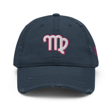 Load image into Gallery viewer, &#39;Virgo Sign&#39; Distressed Hat
