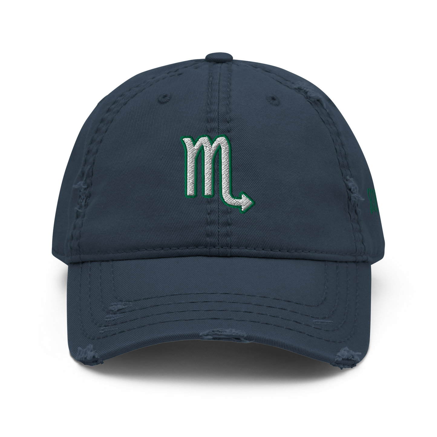 'Scorpio Sign Distressed Hat