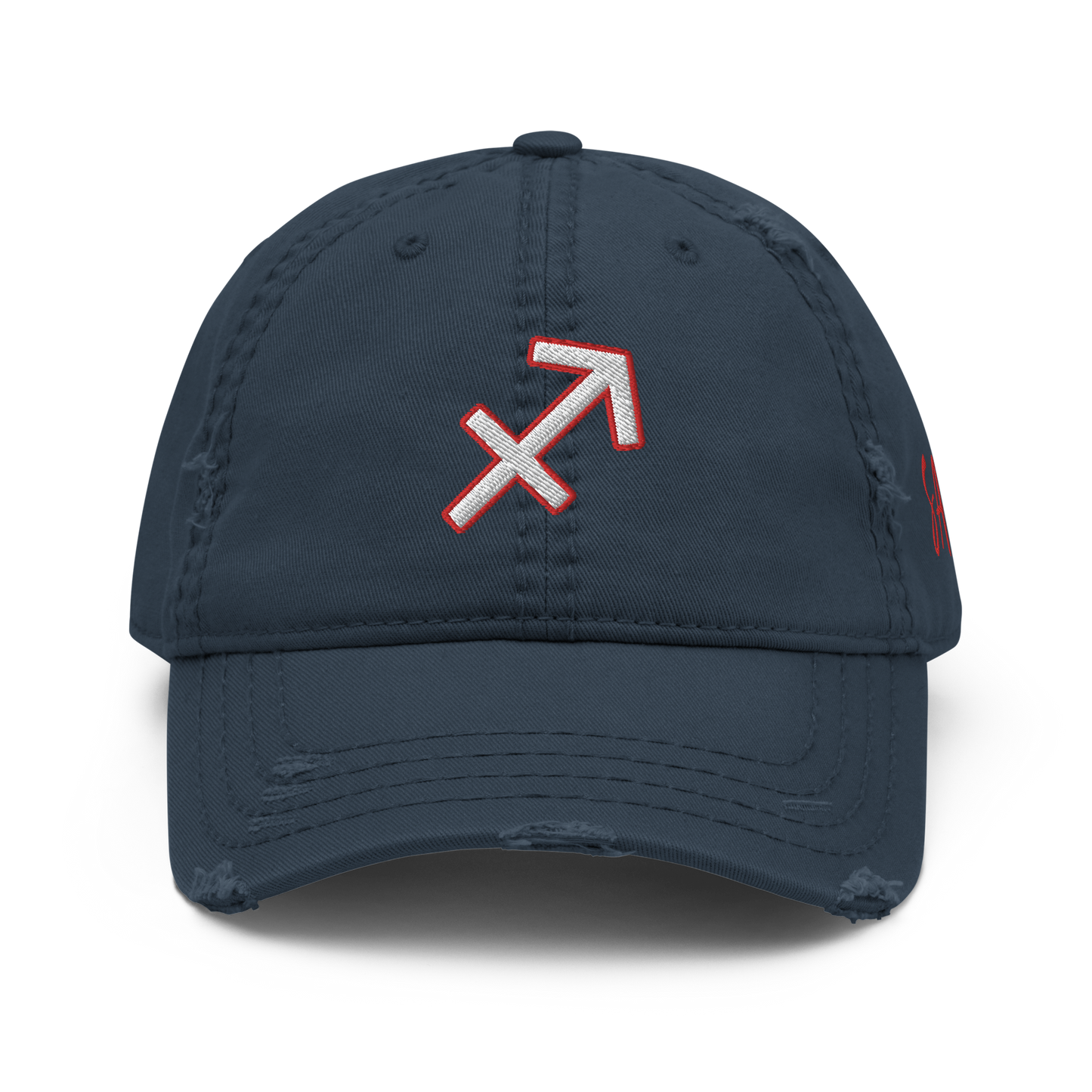 'Sagittarius Sign' Distressed Hat
