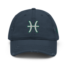 Load image into Gallery viewer, &#39;Pisces Sign&#39; Distressed Hat
