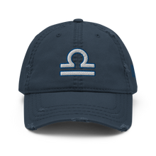 Load image into Gallery viewer, &#39;Libra Sign&#39; Distressed Dad Hat
