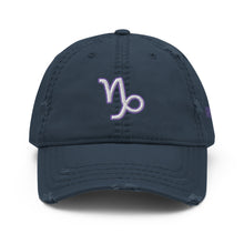 Load image into Gallery viewer, &#39;Capricorn Sign&#39; Distressed Hat
