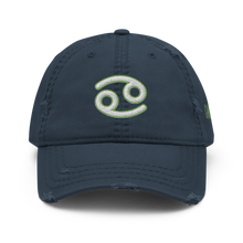 Load image into Gallery viewer, &#39;Cancer Sign&#39; Distressed Hat
