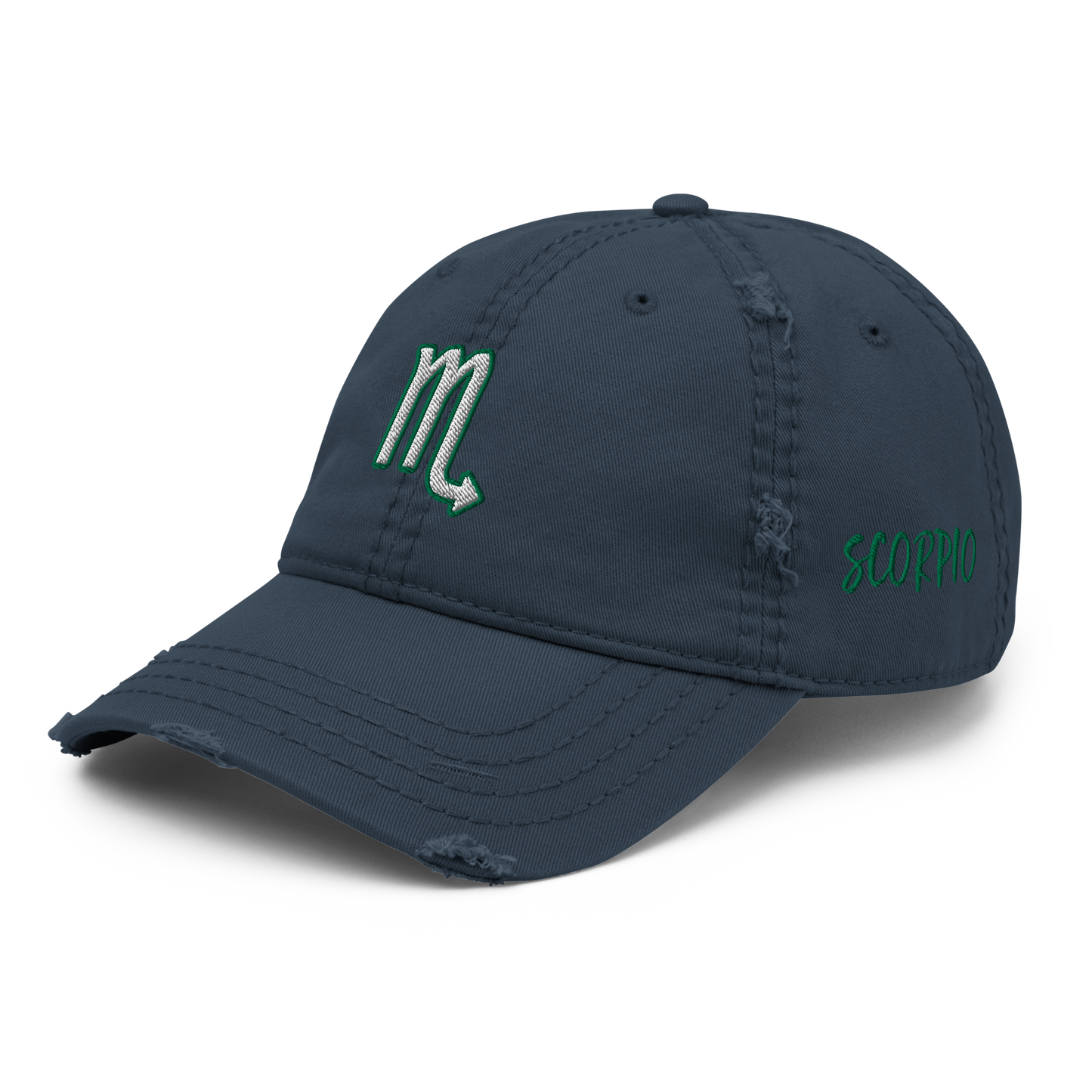 'Scorpio Sign Distressed Hat