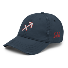 Load image into Gallery viewer, &#39;Sagittarius Sign&#39; Distressed Hat
