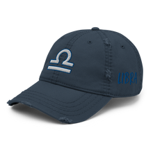 Load image into Gallery viewer, &#39;Libra Sign&#39; Distressed Dad Hat
