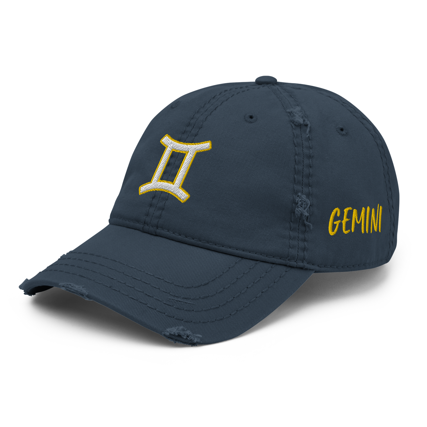 'Gemini Sign' Distressed Hat