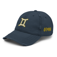 Load image into Gallery viewer, &#39;Gemini Sign&#39; Distressed Hat
