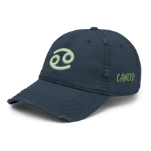 Load image into Gallery viewer, &#39;Cancer Sign&#39; Distressed Hat
