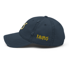 Load image into Gallery viewer, &#39;Taurus Sign&#39; Distressed Hat
