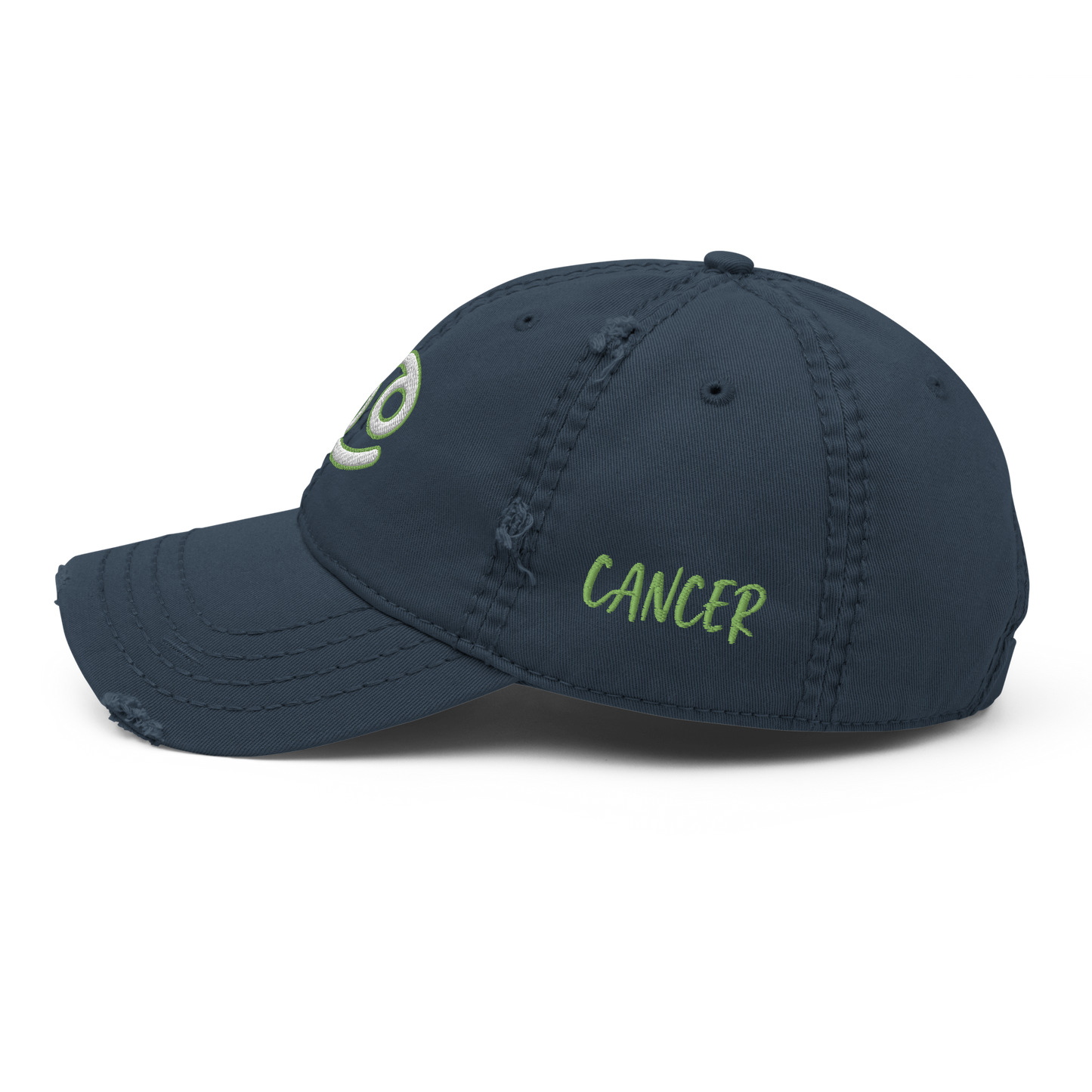 'Cancer Sign' Distressed Hat
