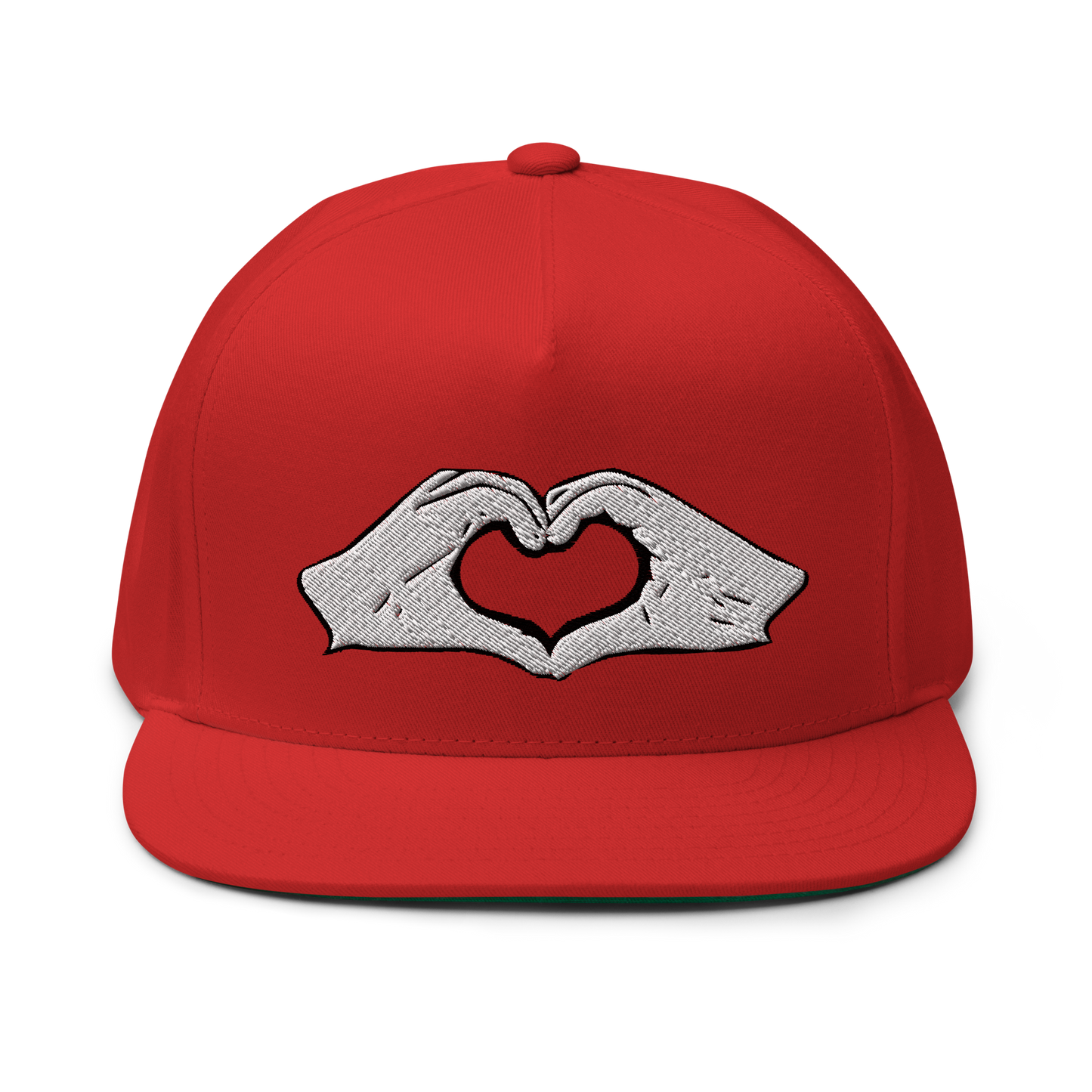 #Lovenpositivevibes Flat Bill Snapback Cap