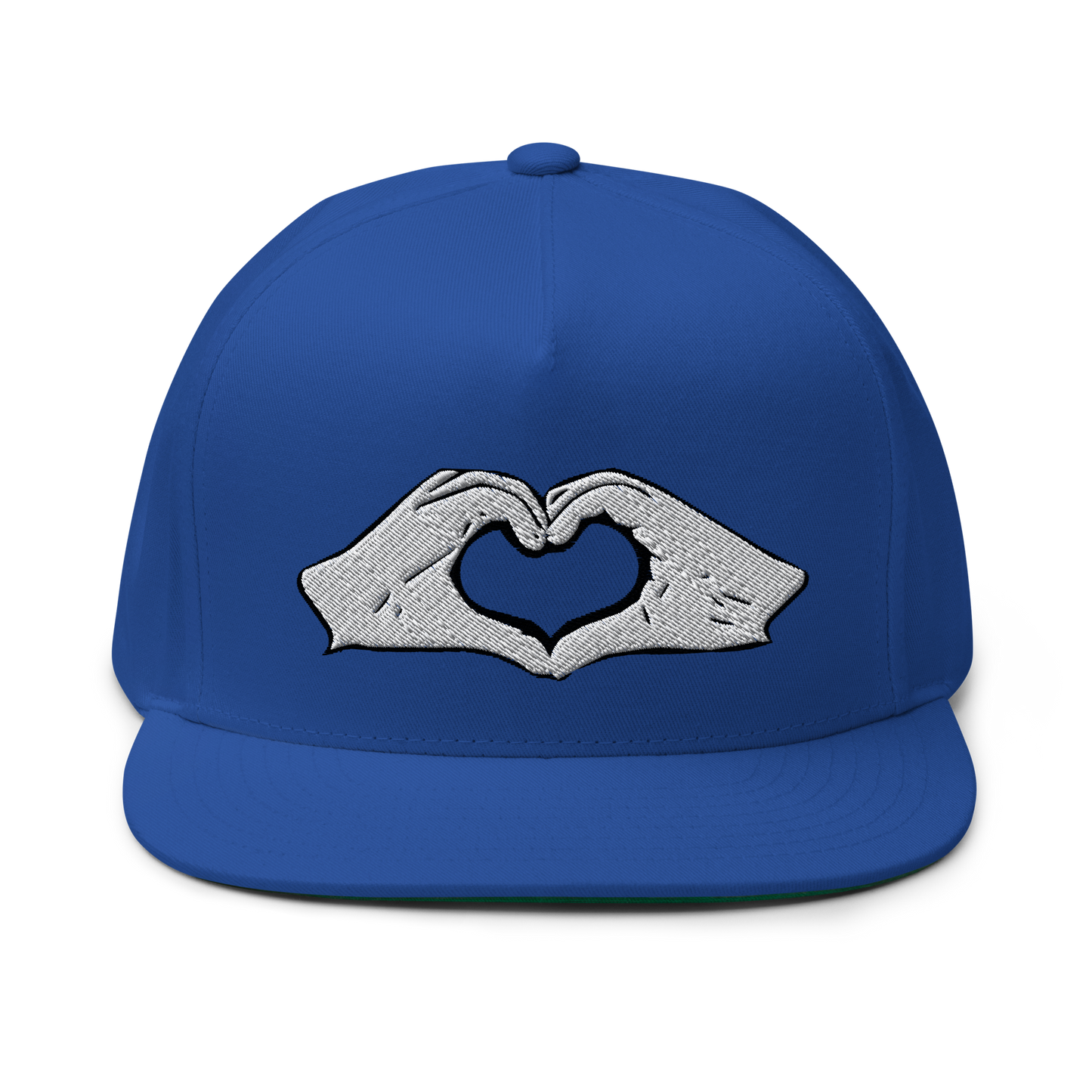 #Lovenpositivevibes Flat Bill Snapback Cap